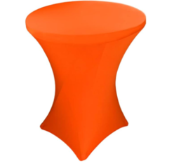 Orange Spandex Cocktail Tablecloths - 32