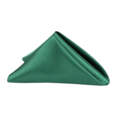 Emerald Green Satin Napkin 20