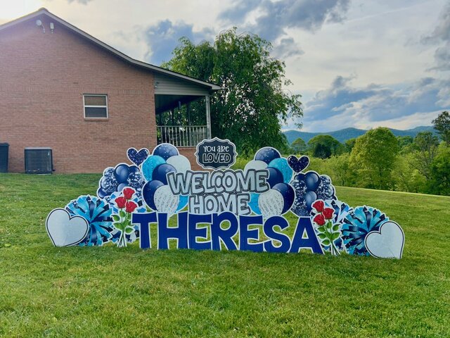 Welcome Home - Navy & Blue