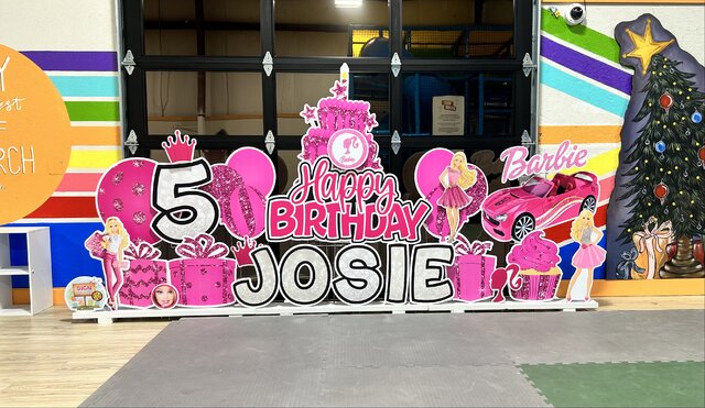 Barbie Indoor Birthday Sign