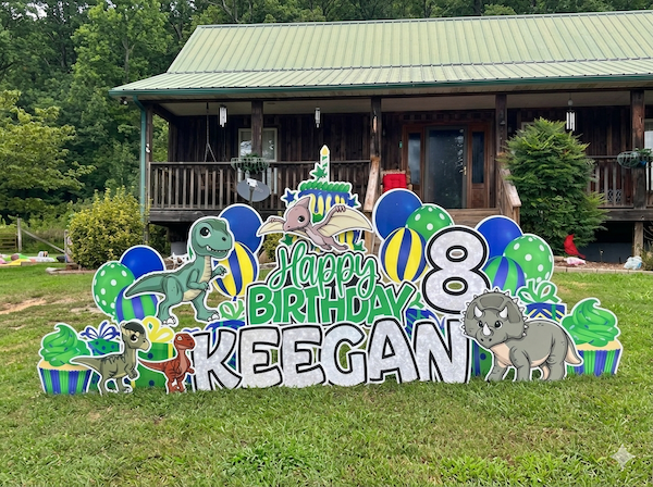 themedinobirthdayyardsign