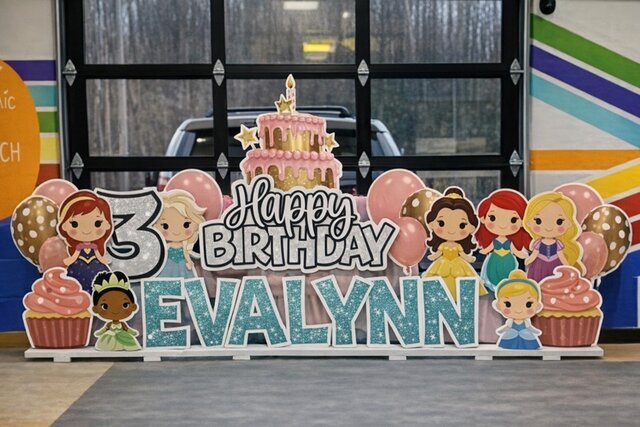 indoordisneyprincessbirthdaysign