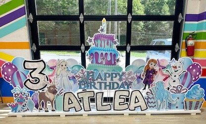 Frozen Indoor Birthday Sign