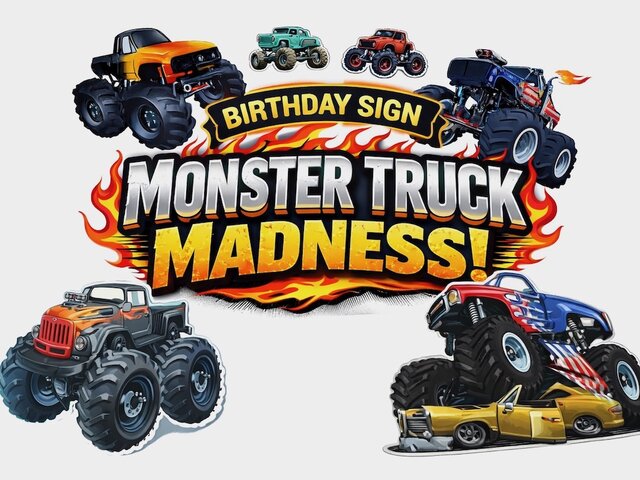 thememonstertrucksbirthdayyardsign