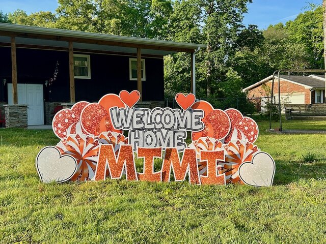 Welcome Home - Orange White