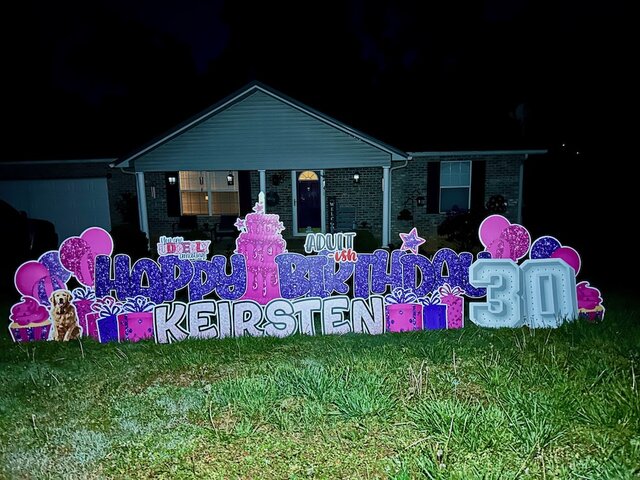 longerpinkpurplebirthdayyardsign