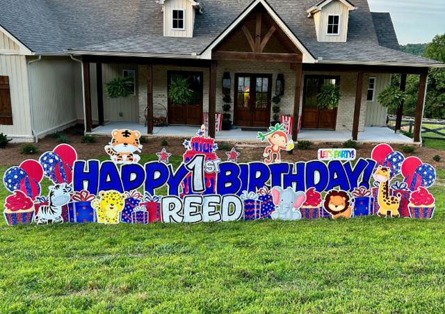 Safari Birthday Yard Sign