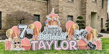 Taylor Swift Indoor Birthday Sign