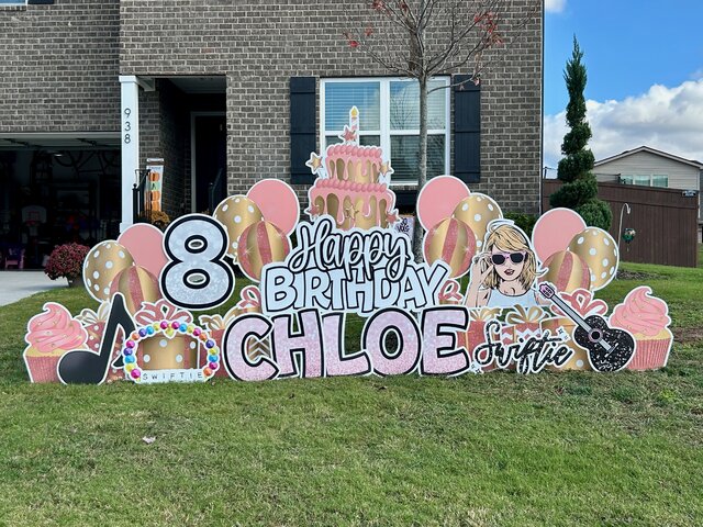 Taylor Swift Birthday Yard Sign