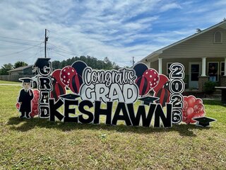 Red & Black Congrats Grad