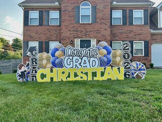 Blue & Gold Congrats Grad