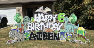Dino Birthday Yard Sign