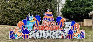 Bluey Birthday Yard Sign