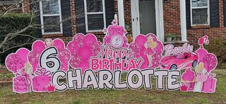 Barbie Birthday Yard Sign