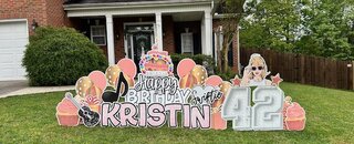 <t style='color:#001B99'>Swiftie Birthday Small Yard Sign