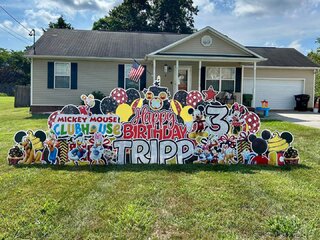 Mickey Mouse Theme Yard Sign