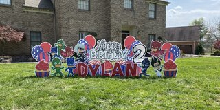 PJ Masks Birthday Yard Sign