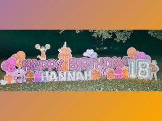 Pink & Orange Birthday