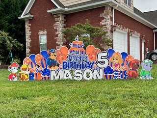 Paw Patrol Birthday Yard Sign