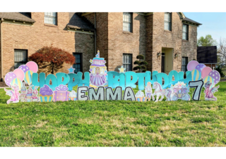 Princess Birthday Yard Sign