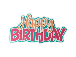 Sherbet HAPPY BIRTHDAY