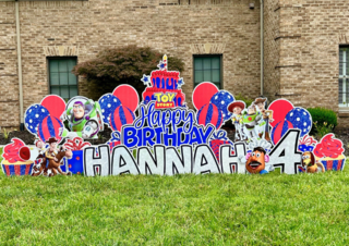 Toy Story Indoor Birthday Sign