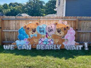 Gender Reveal 'We Can Bearly Wait'