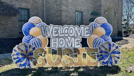 Welcome Home - Blue & Gold