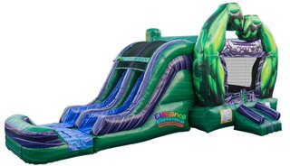 Hulk LG Combo 2 Slides and Pool (Wet & Dry)