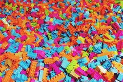 Glow in the Dark Brick Building Parties