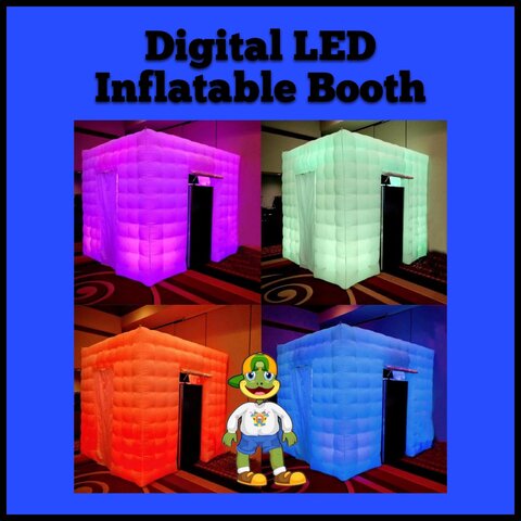 Instant Print LED Inflatable Booth