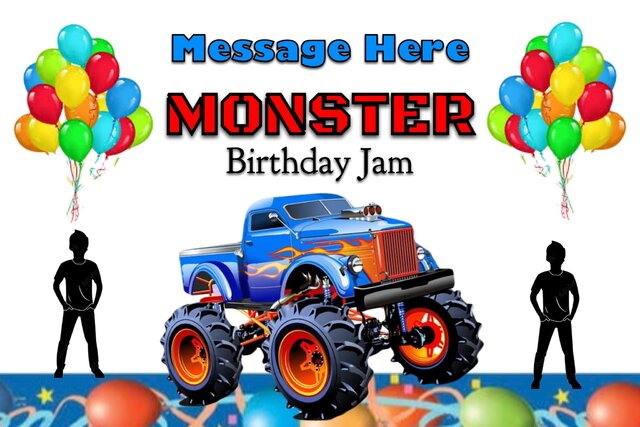 Print Template: Monster Truck