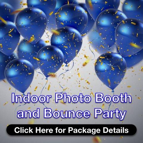 Indoor Photo Booth and Bounce Party
