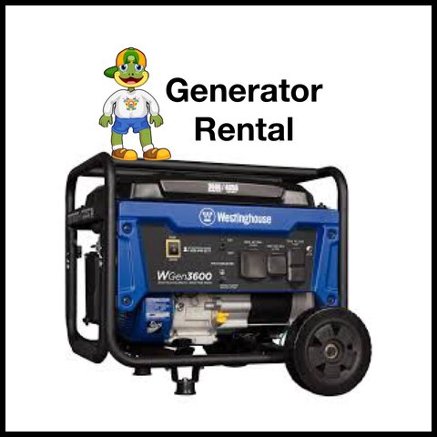 Generator Rental Needed ($65)