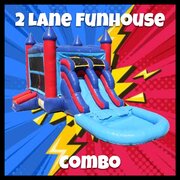 2 Lane Funhouse Combo Dry Use