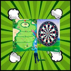 Giant Golf & Dart Chipping Game