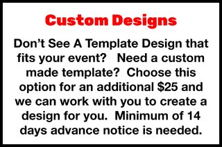 Custom Print Templates ($50)