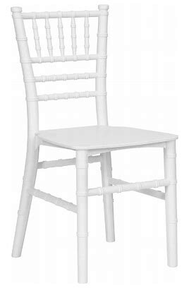 Kids White Chivary Chair