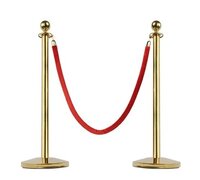Stanchions with Velvet Rope