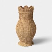 Scalloped Woven Vase