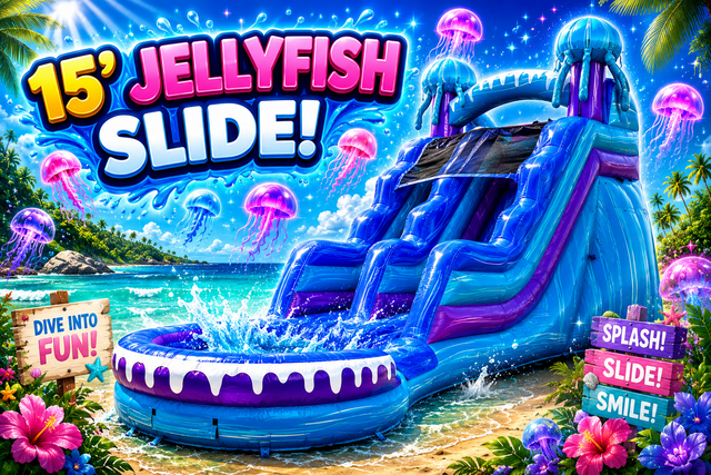 15' Jellyfish Slide