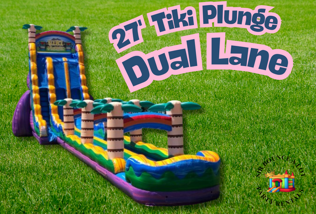 27' Tiki Plunge Dual Lane
