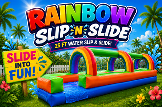 Rainbow Slip-N-Slide