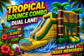 Tropical Bounce Combo Dual Lane