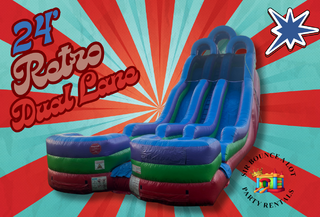 24' Retro Dual Lane Slide