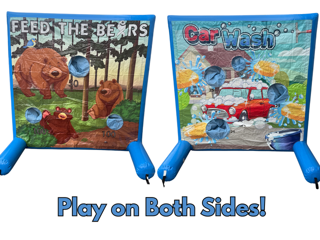 2 in 1 Feed the Bears and Car Wash Toss Game