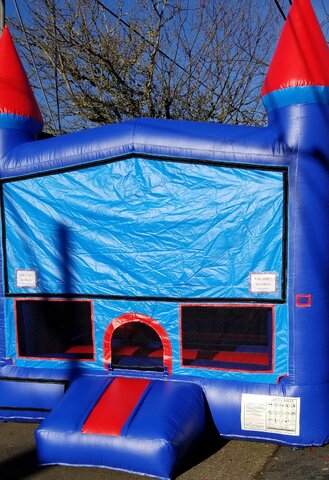 Blue/Red Bounce House