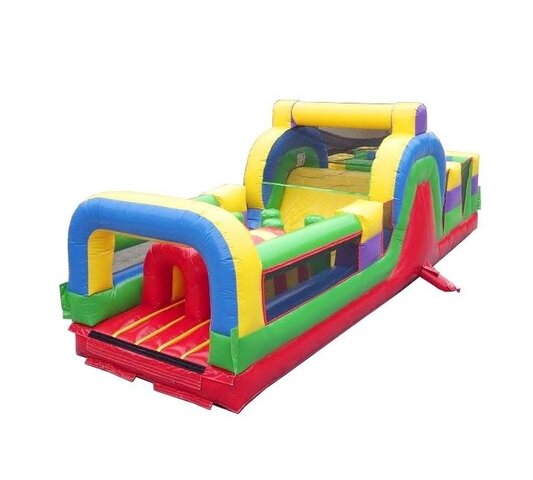 Retro Rainbow 30' Obstacle Course