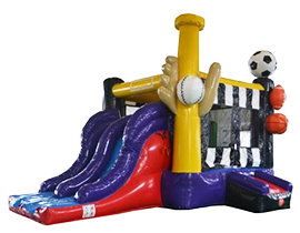Sport Combo with Slide Bounce House (Dry)