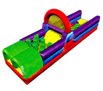 Rainbow Obstacle Course with Tires